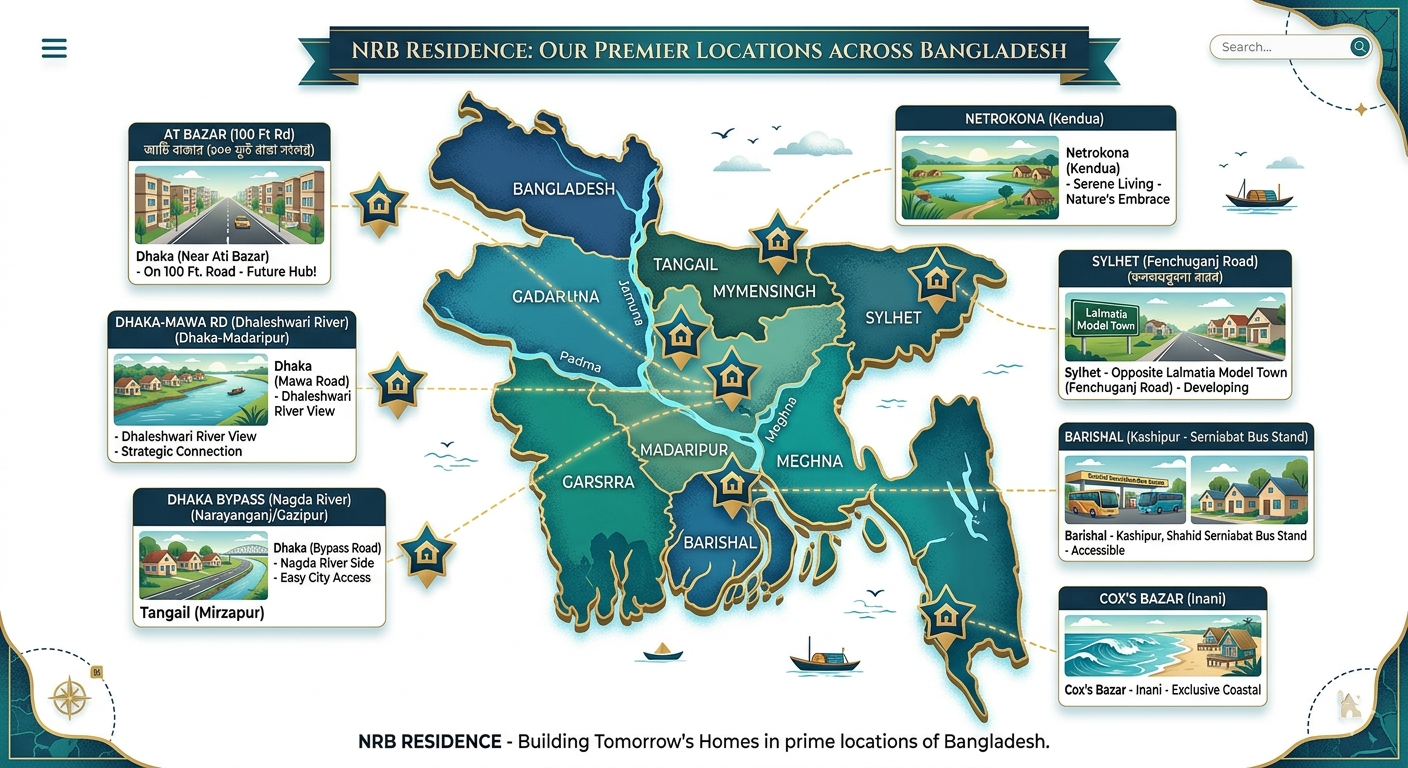 Location map for NRB Residence